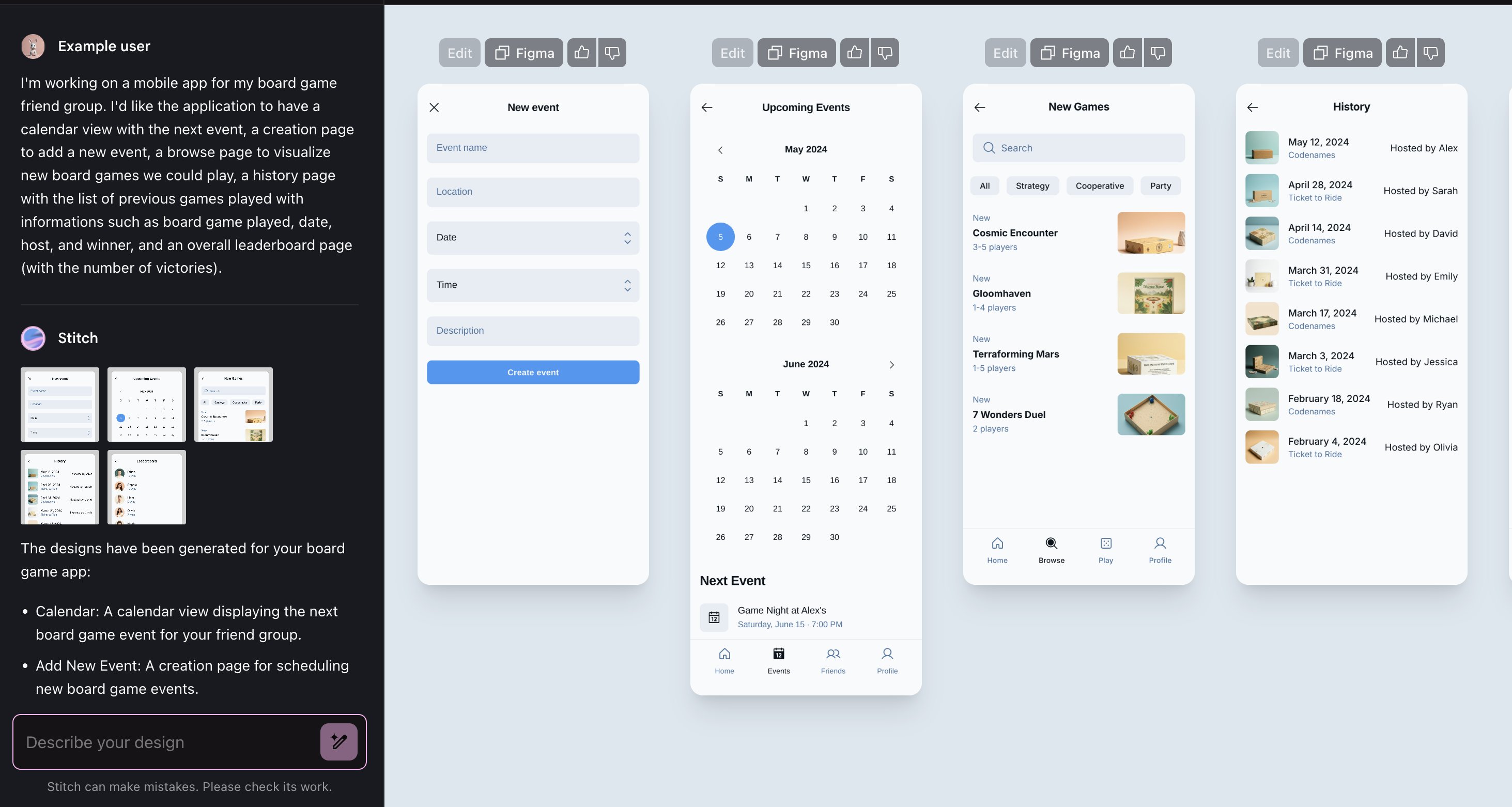 AI Image Generation with Stitch