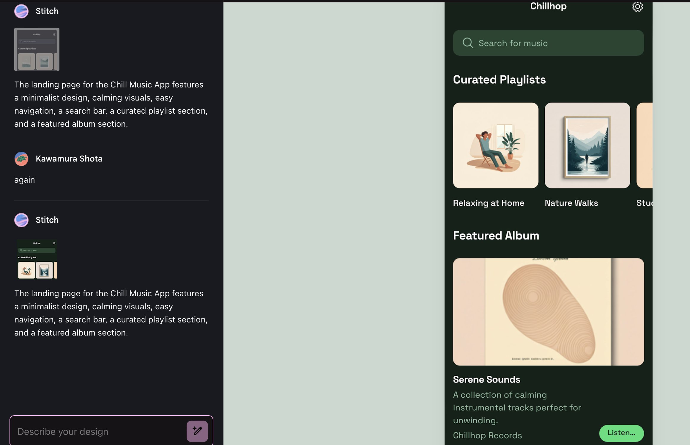 Intelligent AI Editing in Stitch